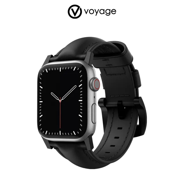 【VOYAGE】Apple Watch 42/44/45/49mm專用-義大利經典植鞣牛皮錶帶(Apple Watch1-8代&SE&Ultra 全系列適用)