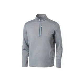 【Wildland 荒野】男 彈性針織輕薄保暖上衣《灰》OA62606/立領上衣(悠遊山水)