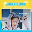 【指選好物】韓版線條時尚雨衣(雨衣一件式 連身雨衣 輕量雨衣 親子雨衣)