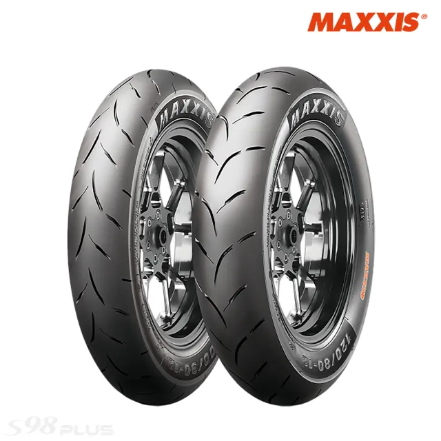【MAXXIS 瑪吉斯】S98 PLUS 全熱熔競技胎 -12吋(100-90-12 49J S98+ 前輪)