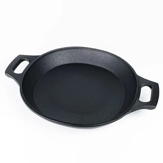 南部鐵器 日本鑄鐵鍋 鳳文堂 西班牙海鮮燉飯鍋 25cm 鑄鐵烤盤 燉菜 煎肉 烤肉