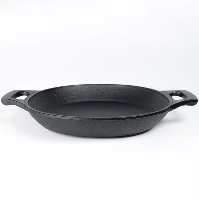 【南部鐵器】福介商店 日本鑄鐵鍋 鳳文堂 西班牙海鮮燉飯鍋 25cm 鑄鐵烤盤 燉菜 煎肉 烤肉