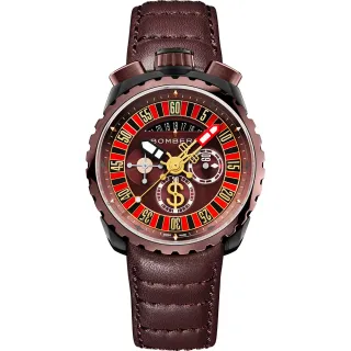 【BOMBERG】炸彈錶 BOLT-68 賭神輪盤限量手錶(BS45CHPBRBA.GAM-1.3)