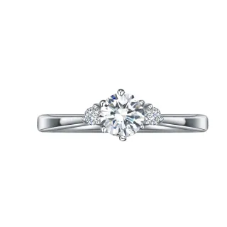 【蘇菲亞珠寶】30分 F/VVS1 18K金 寵愛 鑽石戒指