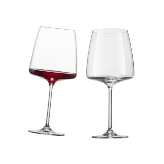 【ZWIESEL GLAS 蔡司】德國蔡司酒杯 Sensa 紅白酒杯710ml 2入禮盒組(白酒杯/紅酒杯/水杯/調酒杯)