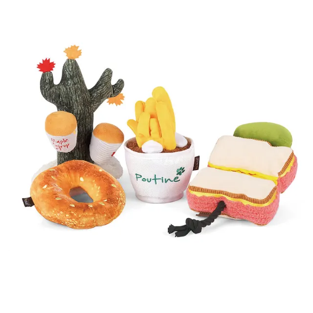 【P.L.A.Y.】蒙特婁美食 布丁 狗玩具 發聲 寵物玩具