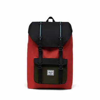 【Herschel】官方直營 後背包 Little America中型 13吋 筆電 收納 減壓肩帶 磚紅 17L