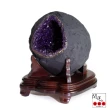 【開運方程式】頂級爆紫圓型錢袋子聚寶盆紫水晶洞AGU394(3.2公斤紫晶洞)