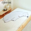 【日本TOYO CASE】動物造型涼感透氣三合一午睡枕涼墊涼毯多款可選(接觸涼感/沙發墊/午睡毯)