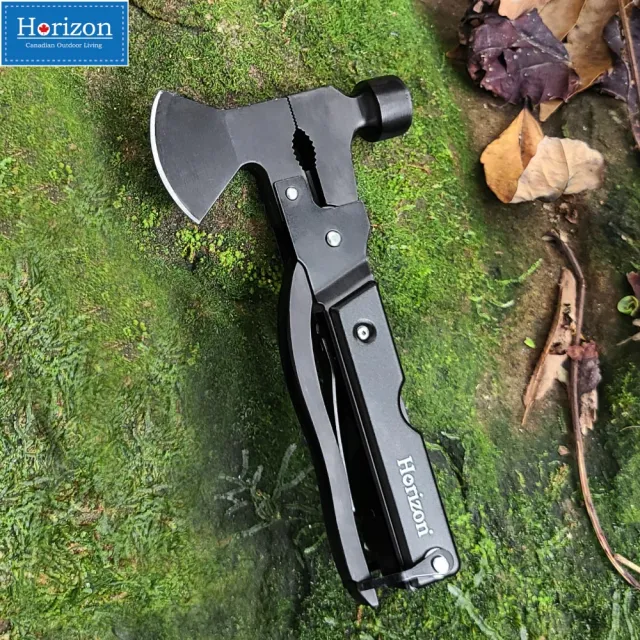 【Horizon 天際線】萬夫莫敵黑化野營工具斧 Blazer Hammer(多功能萬用斧/迷你402不鏽鋼斧)（其他規格）