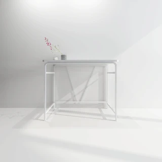 【Bamtor 笨木頭】簡約線感白木作書桌(書桌)