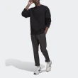 【adidas 愛迪達】C Crew Ft 男 長袖上衣 運動 休閒 簡約 舒適 質感 重磅 寬鬆 國際版 黑(HK2938)