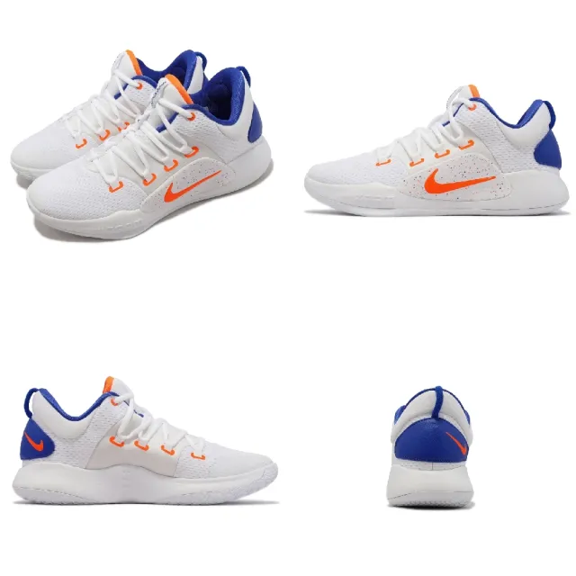 NIKE 耐吉】籃球鞋HyperDunk X Low EP 男鞋白藍橘耐磨包覆低筒運動鞋