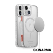 【Skinarma】iPhone 14 /15 Plus共用 Saido 低調風格四角防摔手機殼 支援磁吸-透明(可換色塊)