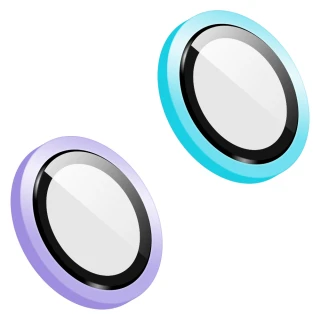 【Ayss】iPhone 14 Pro 6.1吋 陶瓷工藝包覆式鏡頭保護貼(陶瓷工藝/9H硬度/AR光學/抗指紋-3入-夜光紫色)