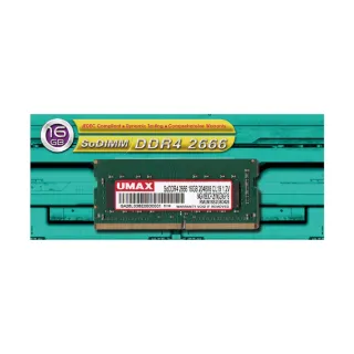 【UMAX】DDR4 2666 16GB 筆記型記憶體(2048x8)