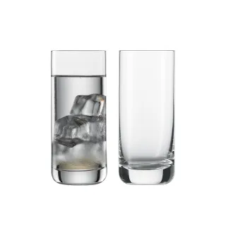 【ZWIESEL GLAS 蔡司】德國蔡司酒杯 Convetion 萬用水晶杯 390ml 2入禮盒組(啤酒杯/水杯/調酒杯)