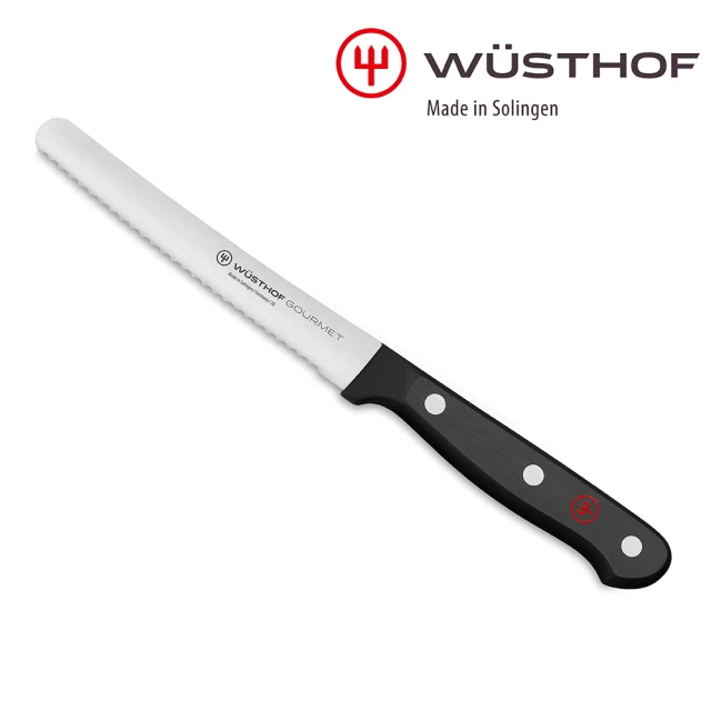 【WUSTHOF 三叉】《WUSTHOF》德國三叉牌GOURMET 12cm番茄刀(德國製刀具)