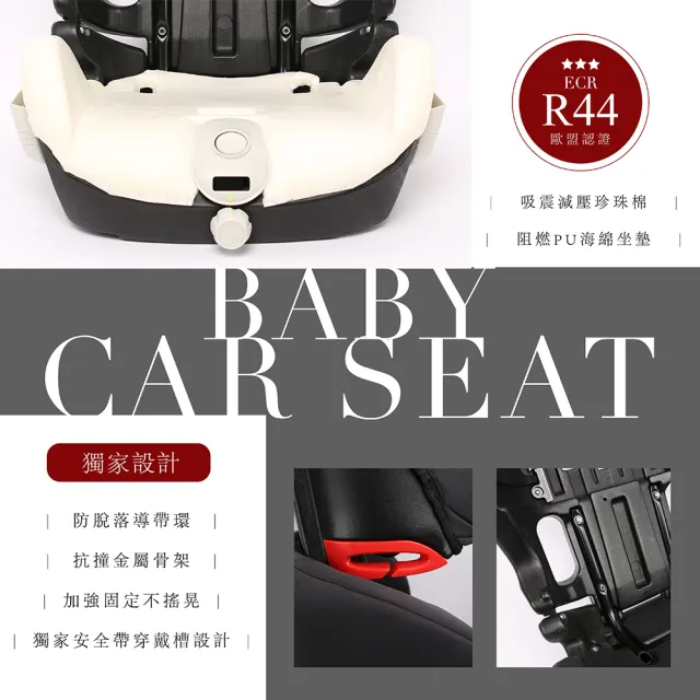 【PERO】Luce90 ISOFIX/安全帶兩用款 汽車安全座椅(ISOFIX/安全帶兩用款 成長型安全座椅 安全座椅)