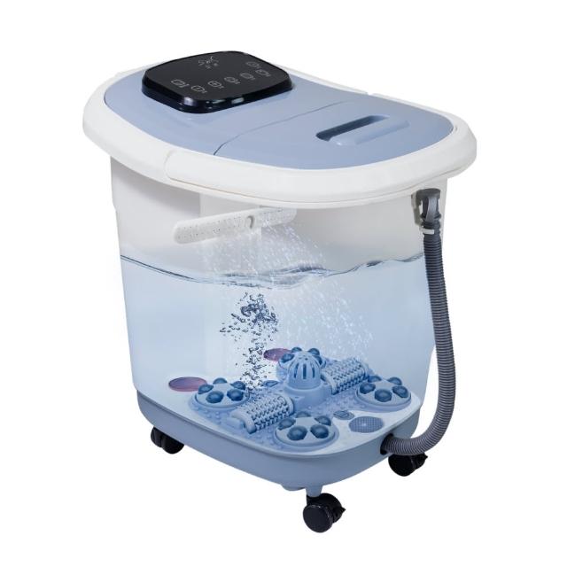 日虎 SK-3323 按摩浴缸，容量31-40L，適閤家庭泡澡使用。具備可調溫度控制、氣泡SPA按摩、滾輪按摩及穴位按摩功能，讓您在家享受專業SPA級放鬆體驗。1年保固，提供優質售後服務。此商品屬個人衛生用品，退換貨須在包裝完整及配件完整的狀態下方可進行。選購日虎浴缸，打造舒適泡澡生活！