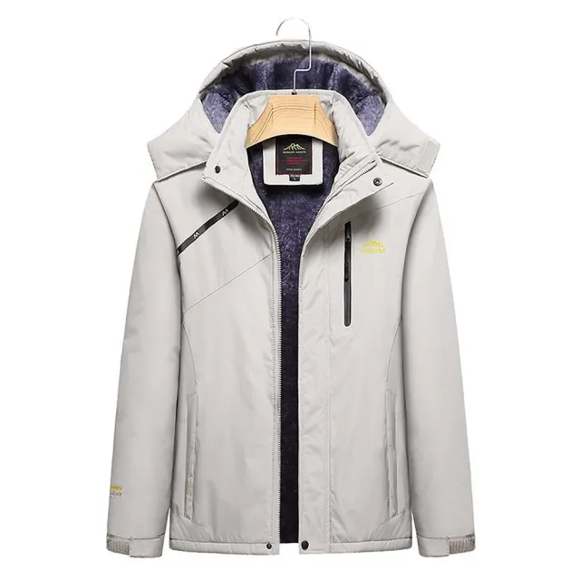 【米蘭精品】現貨+預購 衝鋒衣連帽夾克(加絨保暖防水登山男女衝鋒外套10色74db58)
