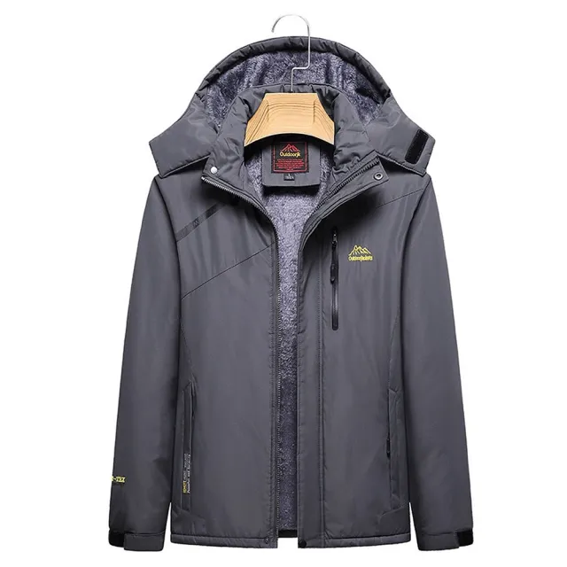 【米蘭精品】現貨+預購 衝鋒衣連帽夾克(加絨保暖防水登山男女衝鋒外套10色74db58)