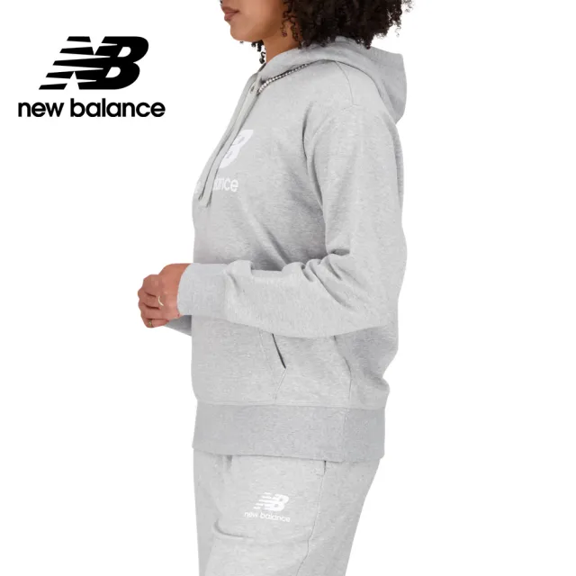 【NEW BALANCE】NB 連帽長袖上衣_女裝_灰色_WT31533AG(美版 版型偏大)