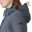 【Hilltop 山頂鳥】GORE-TEX單件式防水透氣短大衣（可銜接內件） 女款 黑｜PH22XFY2ECA0