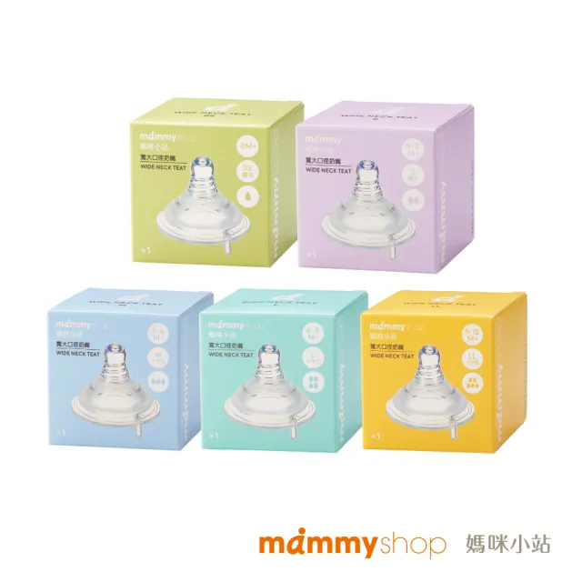 【mammyshop 媽咪小站】母感體驗2.5 奶嘴 寬大口徑1入