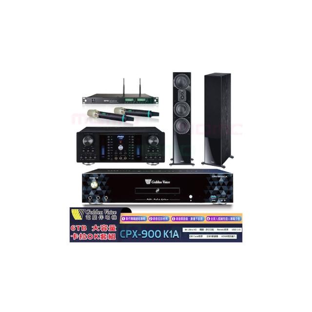 【金嗓】K1A+FNSD A-380N+ACT-8299PRO++Monitor Signature 507(6TB點歌機+擴大機+無線麥克風+落地型喇叭)