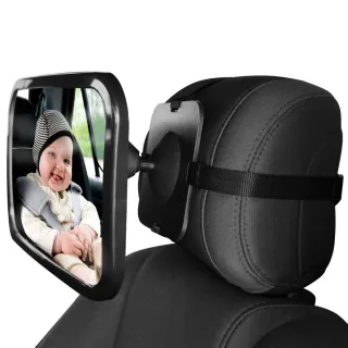 寶寶安全座椅車內後視鏡(加大版車內寶寶觀察鏡 車內後視鏡 加大款安全座椅反向後視鏡)