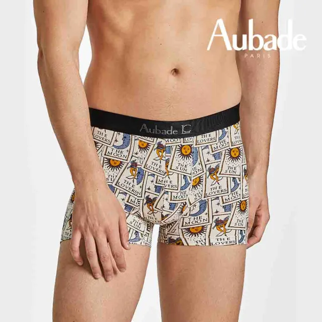 【Aubade】長版頂級莫代爾棉 彈性四角男褲 平口褲(SUN-2223)