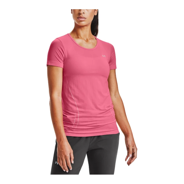 UNDER ARMOUR Vanish Seamless短T-Shirt 女 短袖上衣 粉(1351604-668)