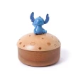 【小禮堂】迪士尼 史迪奇 木製造型拿蓋式小物盒 - 星球坐姿款(平輸品)
