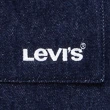 【LEVIS 官方旗艦】男女同款 手提、肩背兩用丹寧拉鍊托特包 / 精工刺繡Logo 人氣新品 D7545-0013