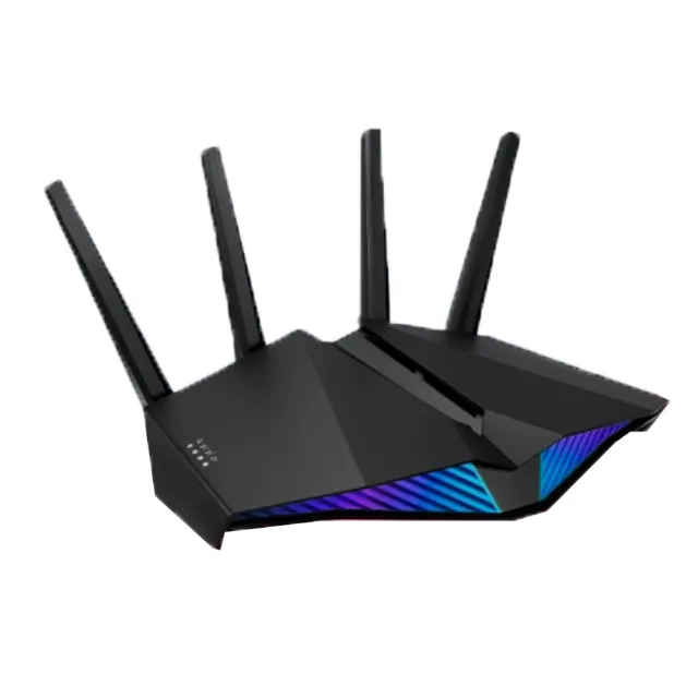 【ASUS 華碩】WiFi 6 雙頻 AX5400 AiMesh RGB燈效 電競 路由器/分享器(RT-AX82U V2)