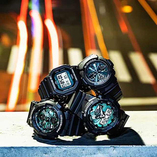 【CASIO 卡西歐】G-SHOCK 午夜綠時尚計時手錶(GA-700MG-1A)