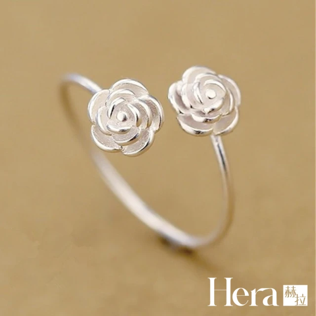 【HERA 赫拉】唯美玫瑰花戒指 H111122803(飾品)