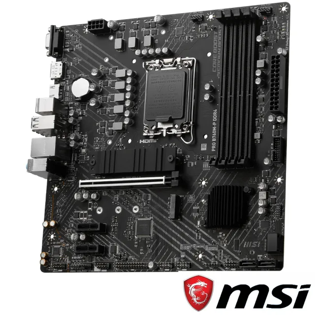 【MSI 微星】PRO B760M-P DDR4 主機板