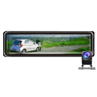 【MOIN 車電】MX520D SONY 12吋WIFI HDR全屏4K/後2K電子觸控式後照鏡行車記錄器(贈64G)