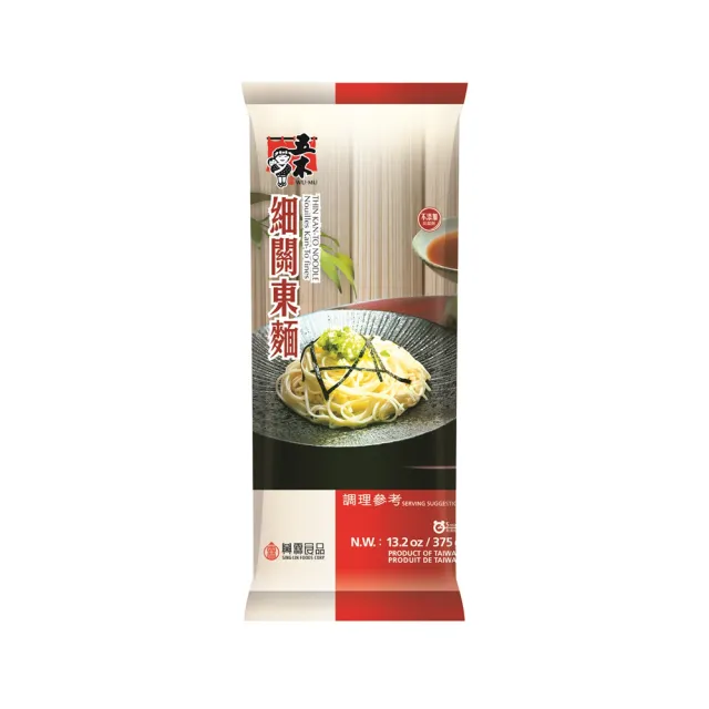 即期品【五木】關東麵*5+細關東麵*5十入組(375g/包)