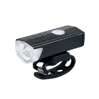 USB充電腳踏自行車前燈(夜騎超亮強光爆閃警示照明頭燈手電筒)