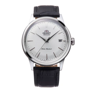 【ORIENT 東方錶】ORIENT 東方錶 DATEⅡ機械錶 皮帶款 白色 - 38.4mm(RA-AC0M03S)