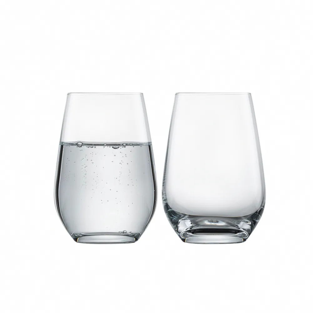 【ZWIESEL GLAS 蔡司】德國蔡司酒杯 Vina 萬用水晶杯 385ml 2入禮盒組(水杯/調酒杯/啤酒杯/氣泡杯)