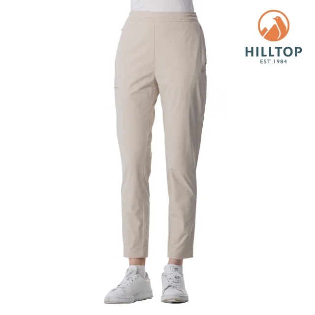 【Hilltop 山頂鳥】彈性長褲 女款 卡其｜PH31XFO5ECN0