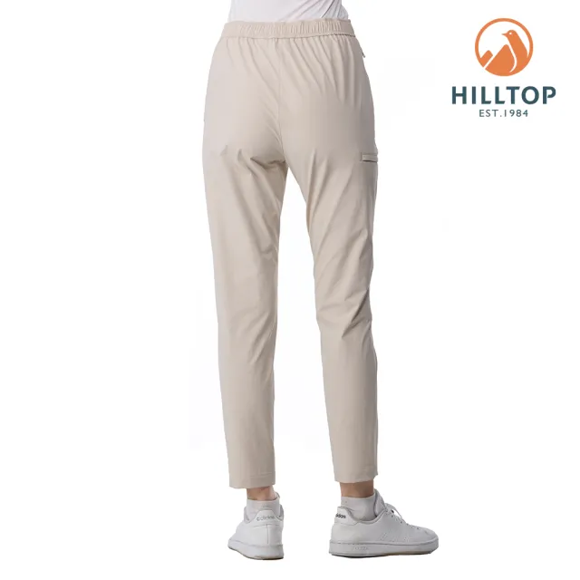 【Hilltop 山頂鳥】彈性長褲 女款 卡其｜PH31XFO5ECN0