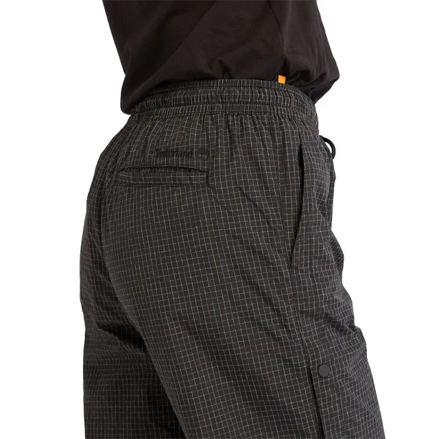 【Timberland】女款黑色格紋長褲(A6ACNN92)