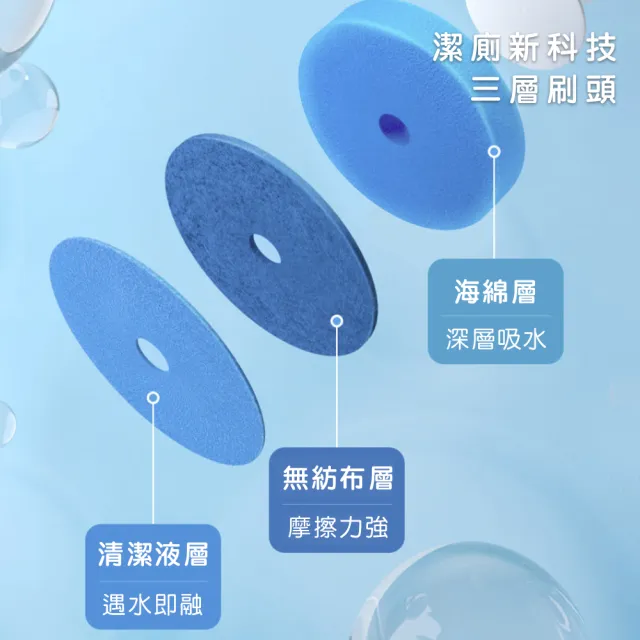 【璞澤家居】一次性馬桶刷 拋棄式馬桶刷 可替換刷頭 刷頭補充包(附贈16入刷頭)