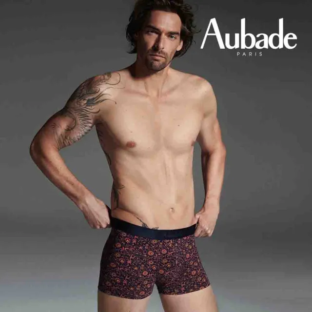 【Aubade】長版頂級莫代爾棉 彈性四角男褲 平口褲(波西米亞-2221)