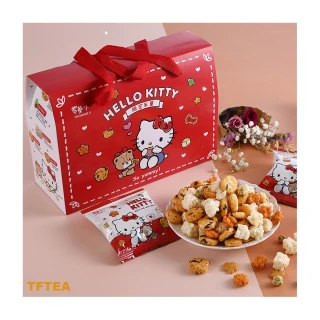 【翠菓子】HELLO KITTY X 泰迪小熊 綜合米菓-限定禮盒 14入/盒